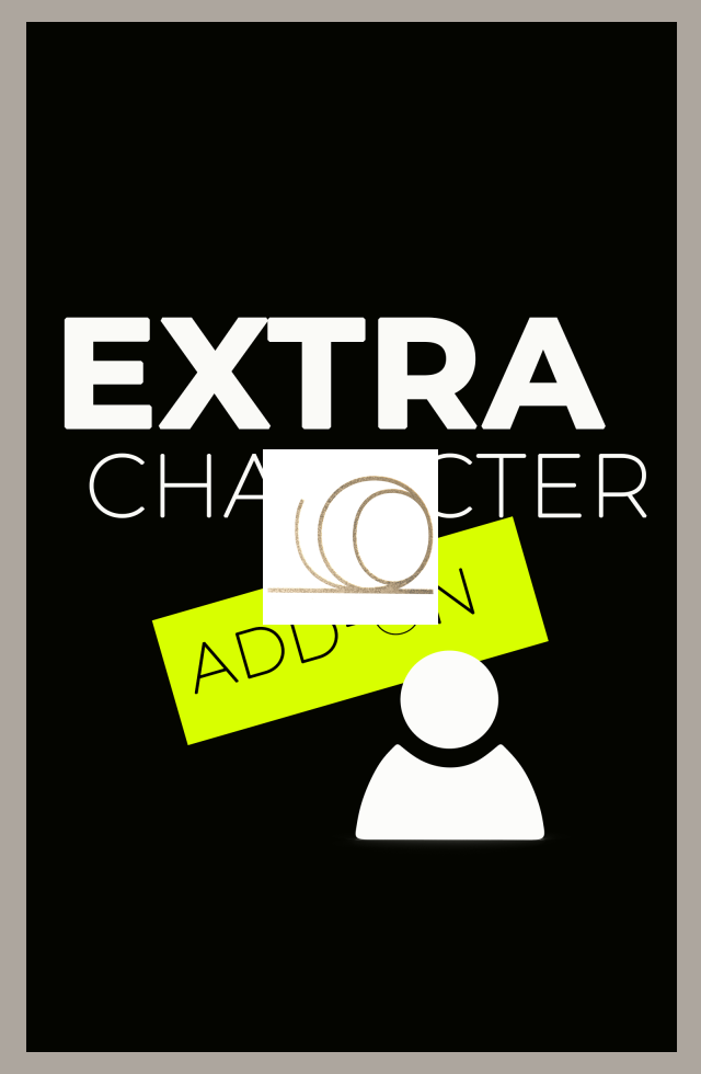 Extra Character Add-On for Custom Covers